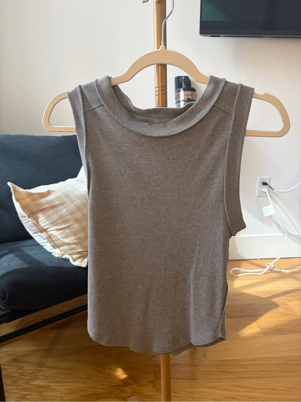 We the Free Kate Tank Heather Gray - Picture 2 of 4